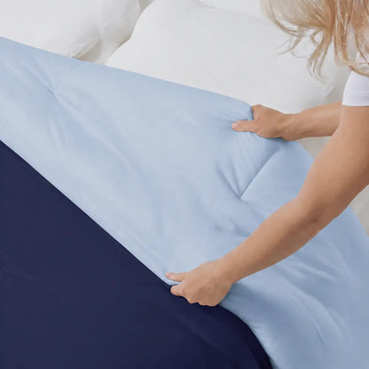 Marshmallow Comforter, Double-Stuffed Ultra Soft A-Class Fabric Blanket, Heat Adaptive Vegan Fill OEKO-TEX Certified Machine Washable